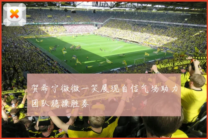 贺希宁微微一笑展现自信气场助力团队稳操胜券
